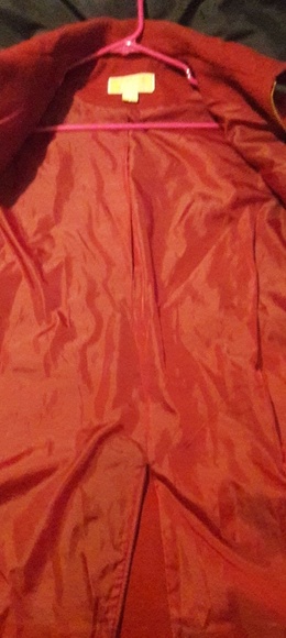 Red Michael Kors coat - Picture 2 of 4